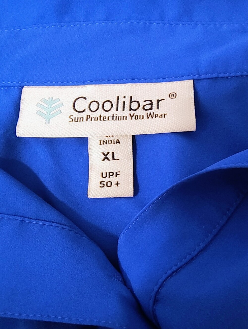 Coolibar Women's Rhodes Longsleeve UPF 50 Longsleeve Shirt Blue Fishing Hiking - Picture 3 of 11